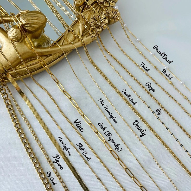 GOLD FILLED Antique Tarot Card Deck Zodiac Sign Necklace Tag Necklace Moon Star Fortune Sun World Justice Strength Empress Birthday Gift zdjęcie 10