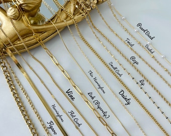 Gold filled chain,gold filled necklace