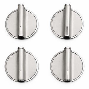 W10854249 Whirlpool Range Stainless Steel Control Knob