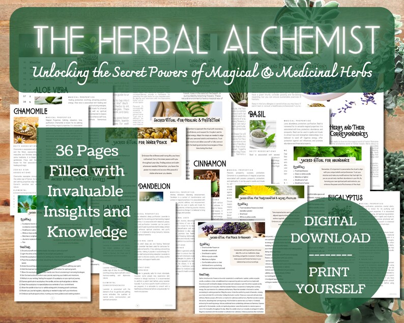 Herbal Alchemist Secrets of Magical & Medicinal Herbs Explore