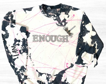 Gebleichtes Grafik-Sweatshirt, Rundhalsausschnitt, Sweatshirts und Kapuzenpullover, Sweatshirt Frauen trendy