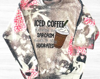 oversized bleached sweatshirt