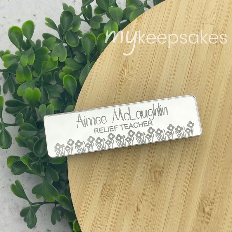 Personalised Name Badge Nurse Name Badge Name Badge Etsy Australia