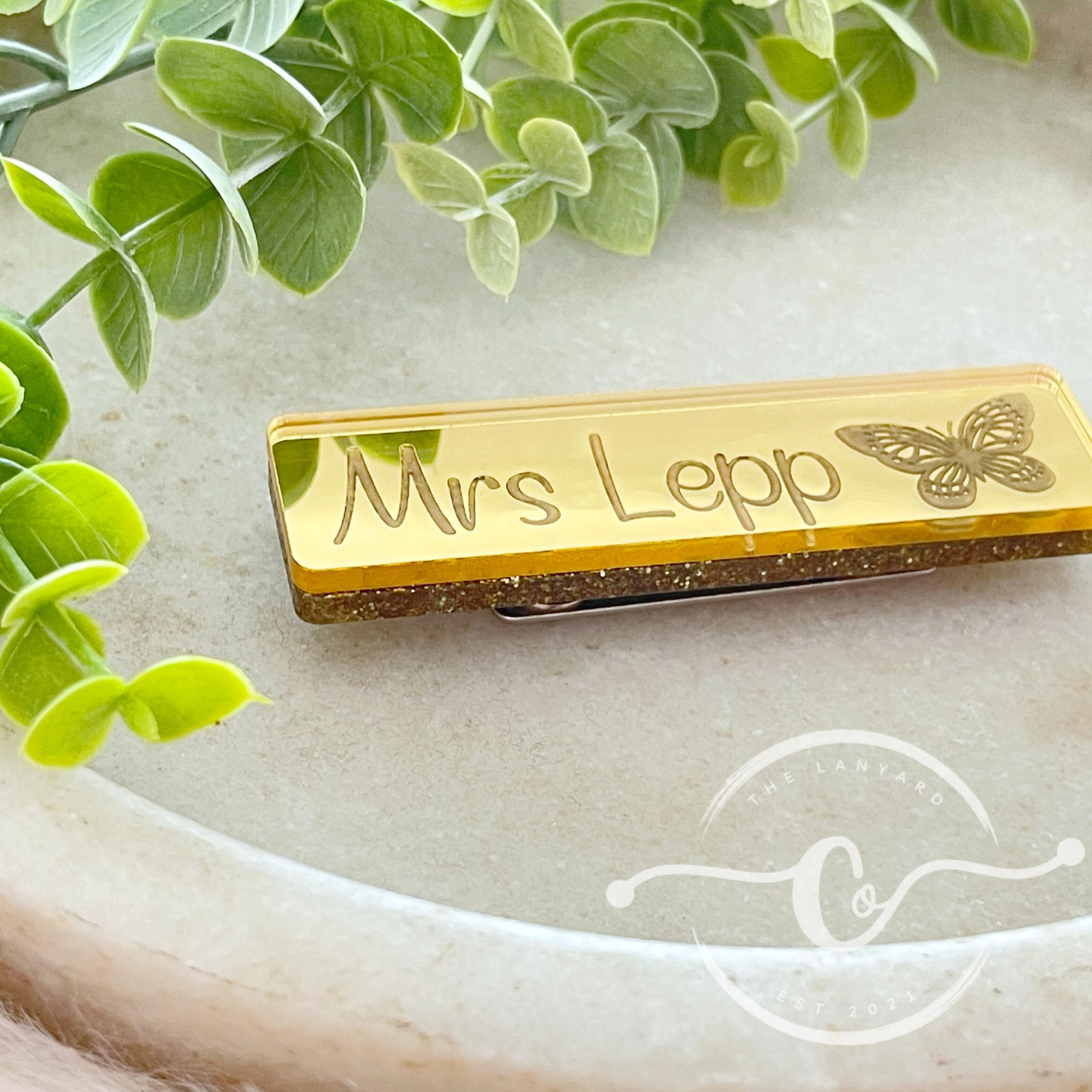 Teacher Badge Name Badge Badge Customisable Etsy