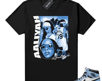 graphic tees blue black white