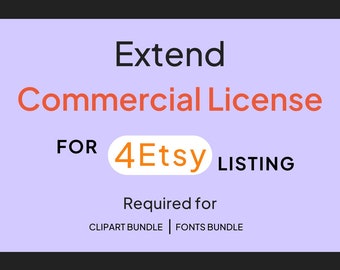 Extended Commercial License for 4 Digital Products from Designindigitals