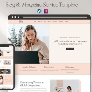 Ella WordPress template kit | Blog & Magazine Elementor Template Kit