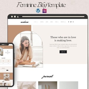 Feminine Blog Elementor Template Kit