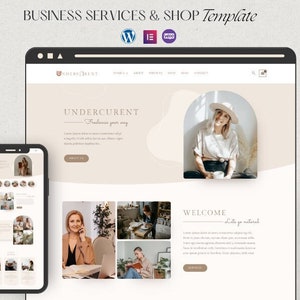 New!! Business Services & Shop Elementor Template Kit | Woo-commerce functionality