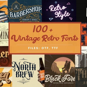 1100  Entire Store Fonts Collection with Commercial License image 6