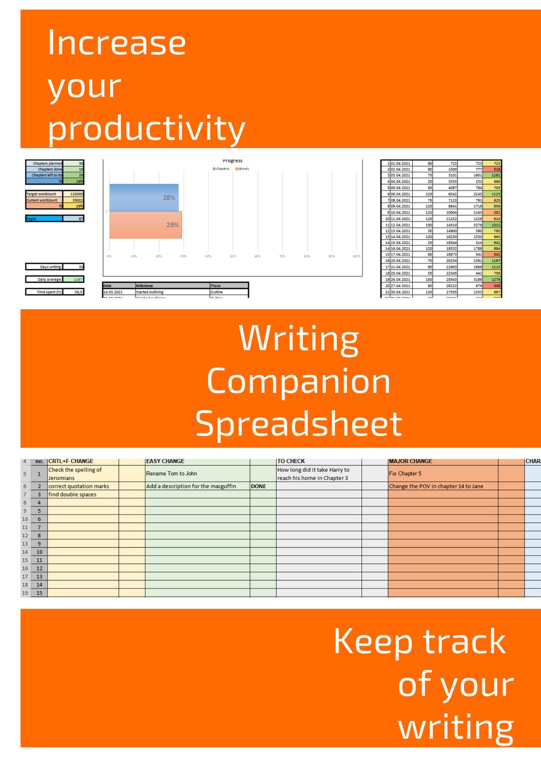 updated-book-writing-companion-excel-spreadsheet-for-progress-tracking