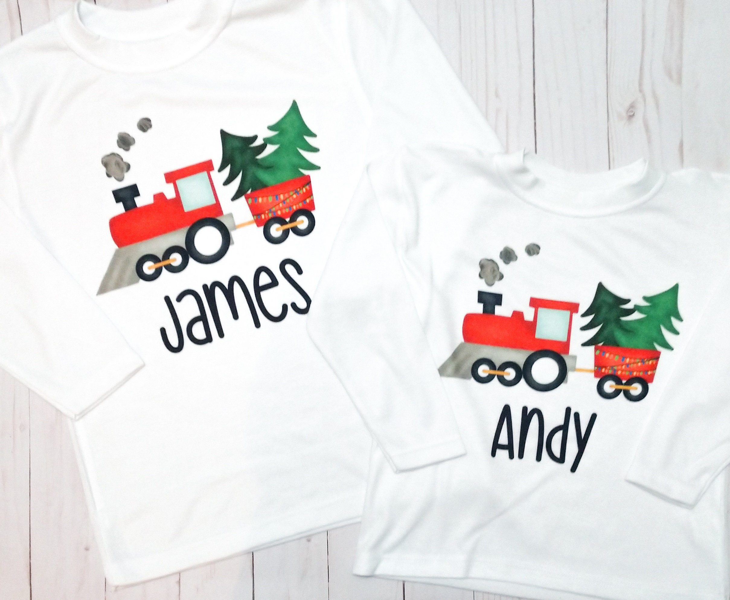 Christmas train shirt Clearance