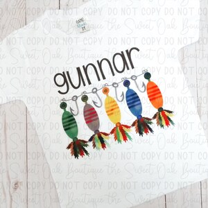 Fishing Shirt, Custom Toddler Fishing Shirt, Watercolor Fishing Bobbins Shirt, Watercolor Fishing Shirt, Personalized Fishing Kids Shirt
