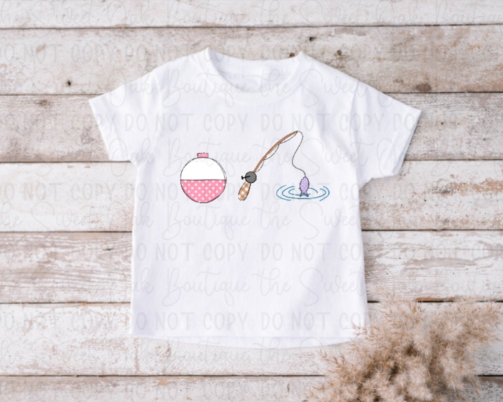 Girl Fishing Shirt Custom Toddler Fishing Net Shirt Kids Fishing