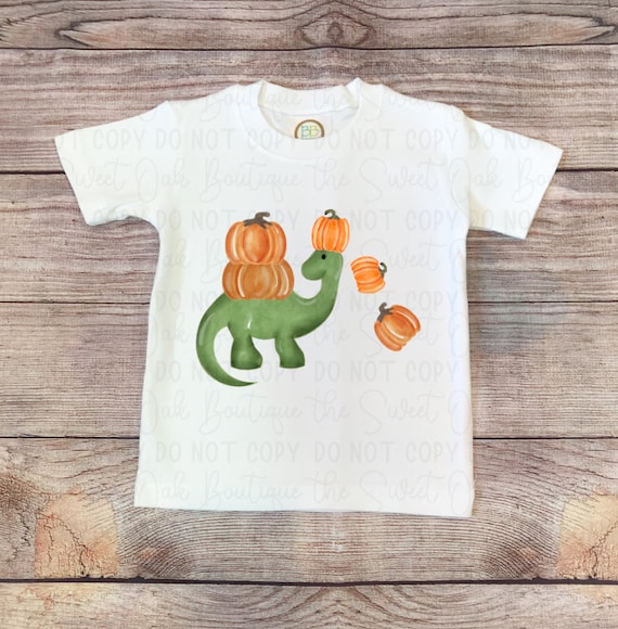 dinosaur pumpkin shirt