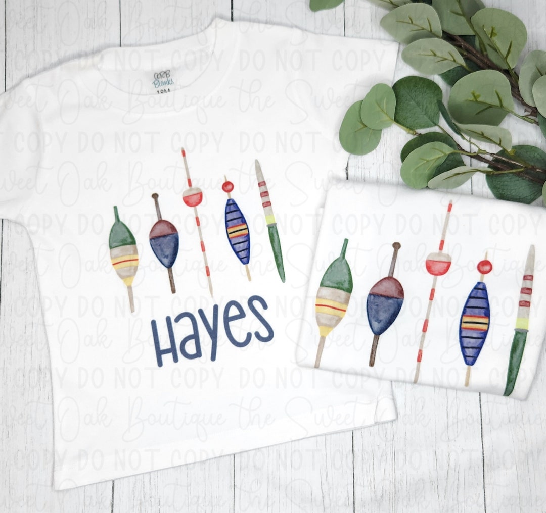Boy Fishing Shirt Custom Toddler Fishing Shirt Watercolor Fishing