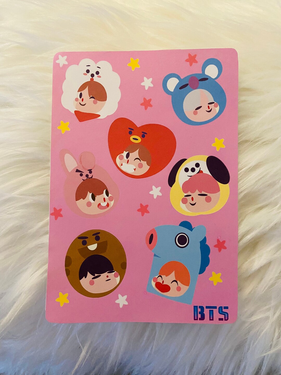 BTS Sticker Pack - Etsy