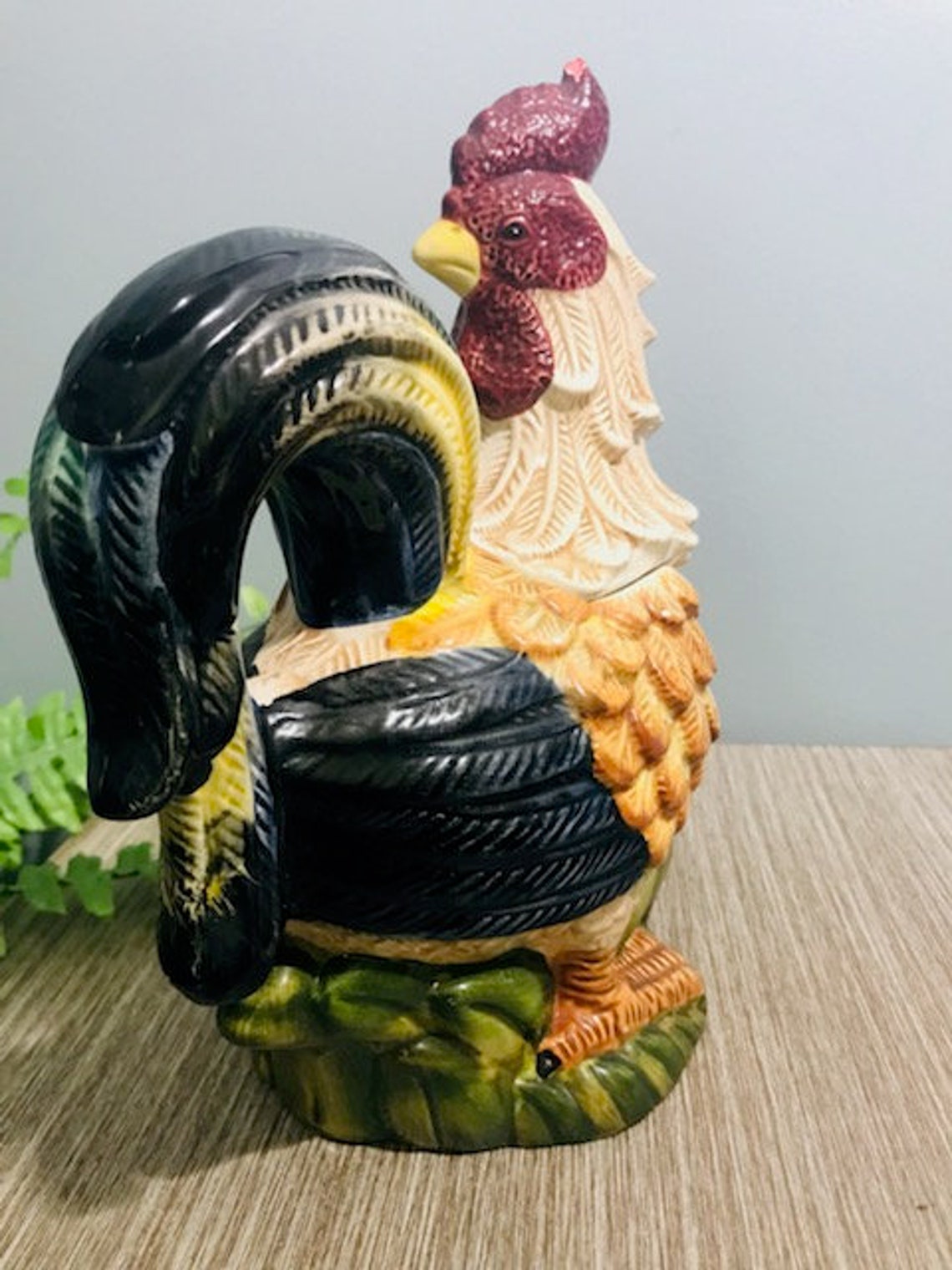 Vintage Jay Import Rooster Teapot Etsy