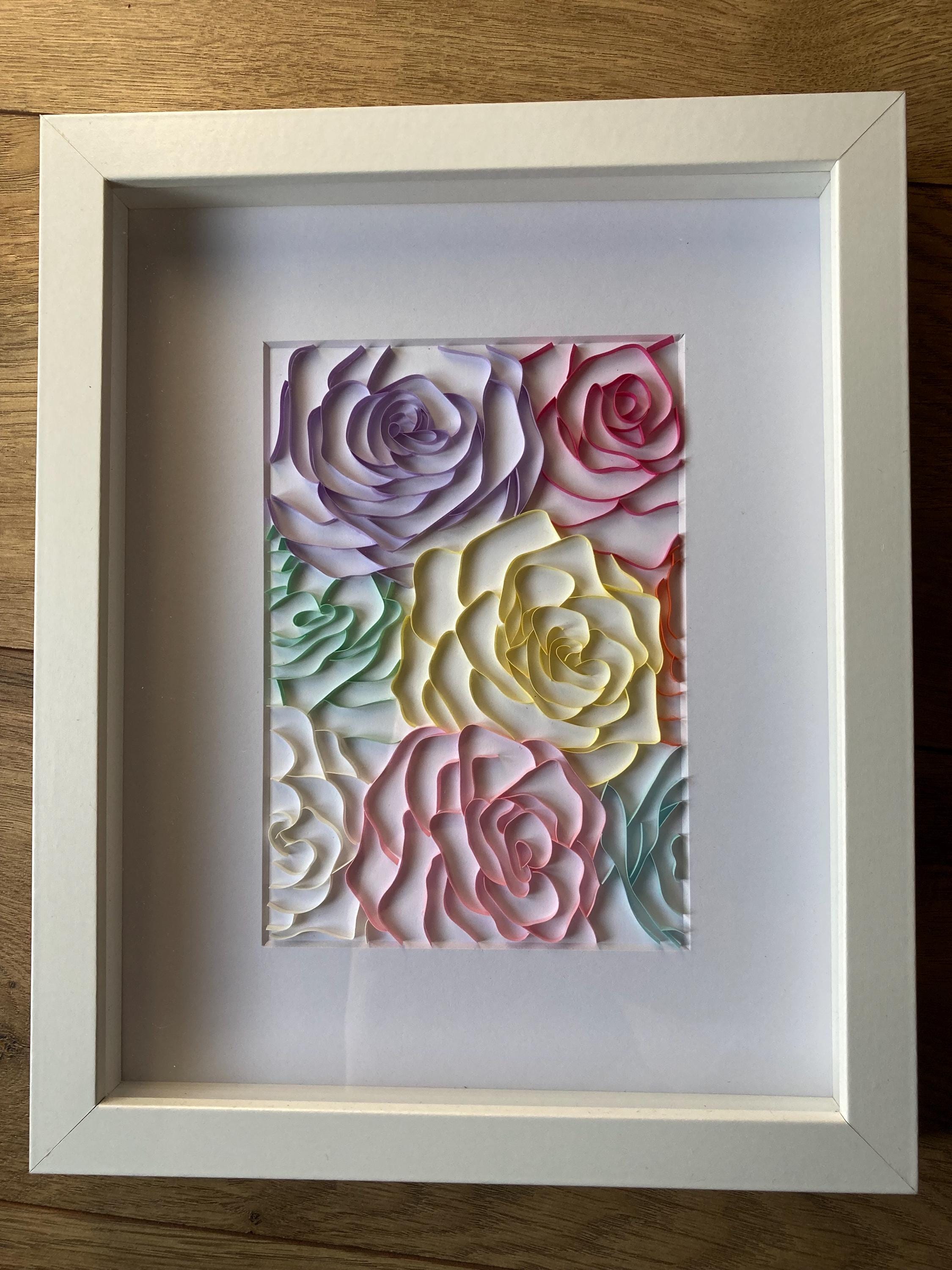 Paper Quilling Rose Garden - Etsy