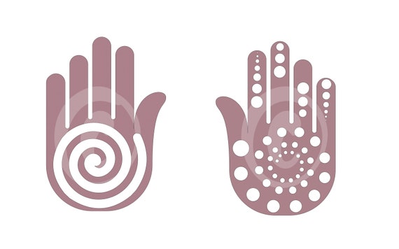 Healing Hands SVG PNG JPEG Reiki Native American Symbol - Etsy