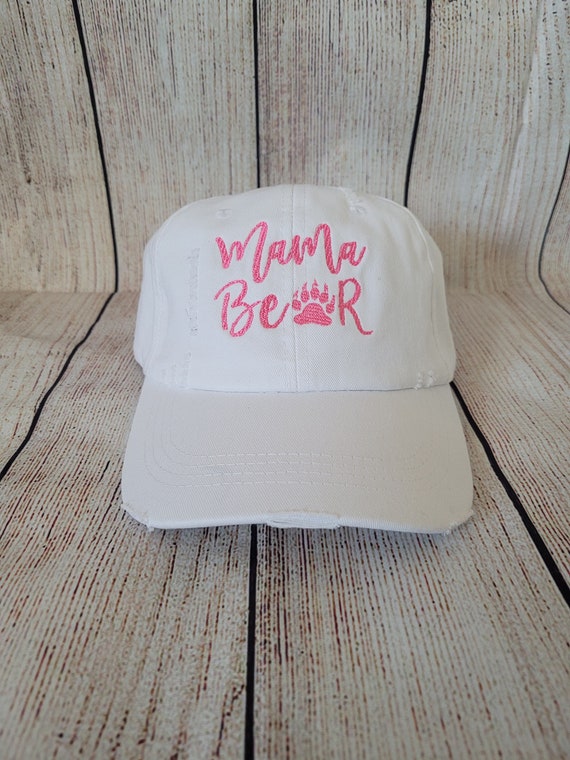 Mama Bear Ponytail Hat | Etsy