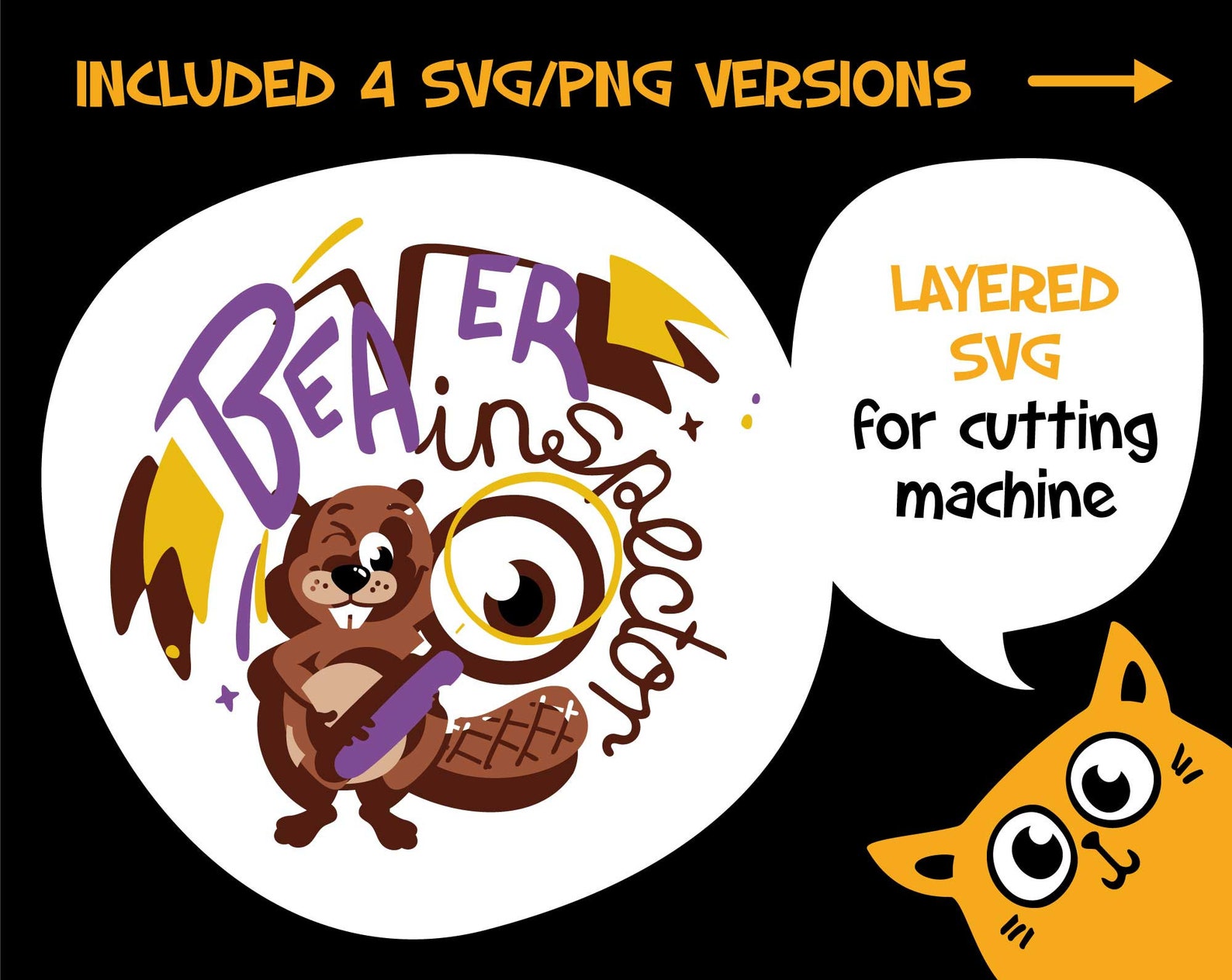 Beaver Inspector Svg, Kids Shirt Svg, Digital Download Art, Quote Svg