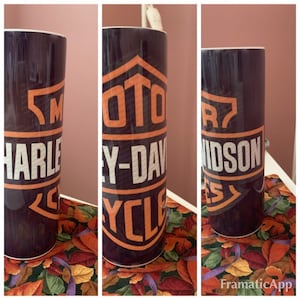 Harley Davidson Tumbler, Motorcycle Tumbler, Harley Davidson Gifts, Motorcycle Gifts, Gifts for Men, Gifts for Women