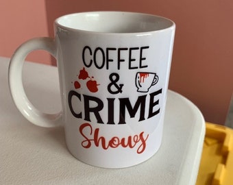 True Crime Coffee Mugs, True Crime Gifts, Coffee Gifts