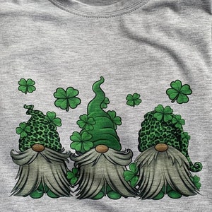 St. Patrick&#39;s Day Shirt, Gnome Shirt, St. Patrick&#39;s Day Gnomes, Shirts