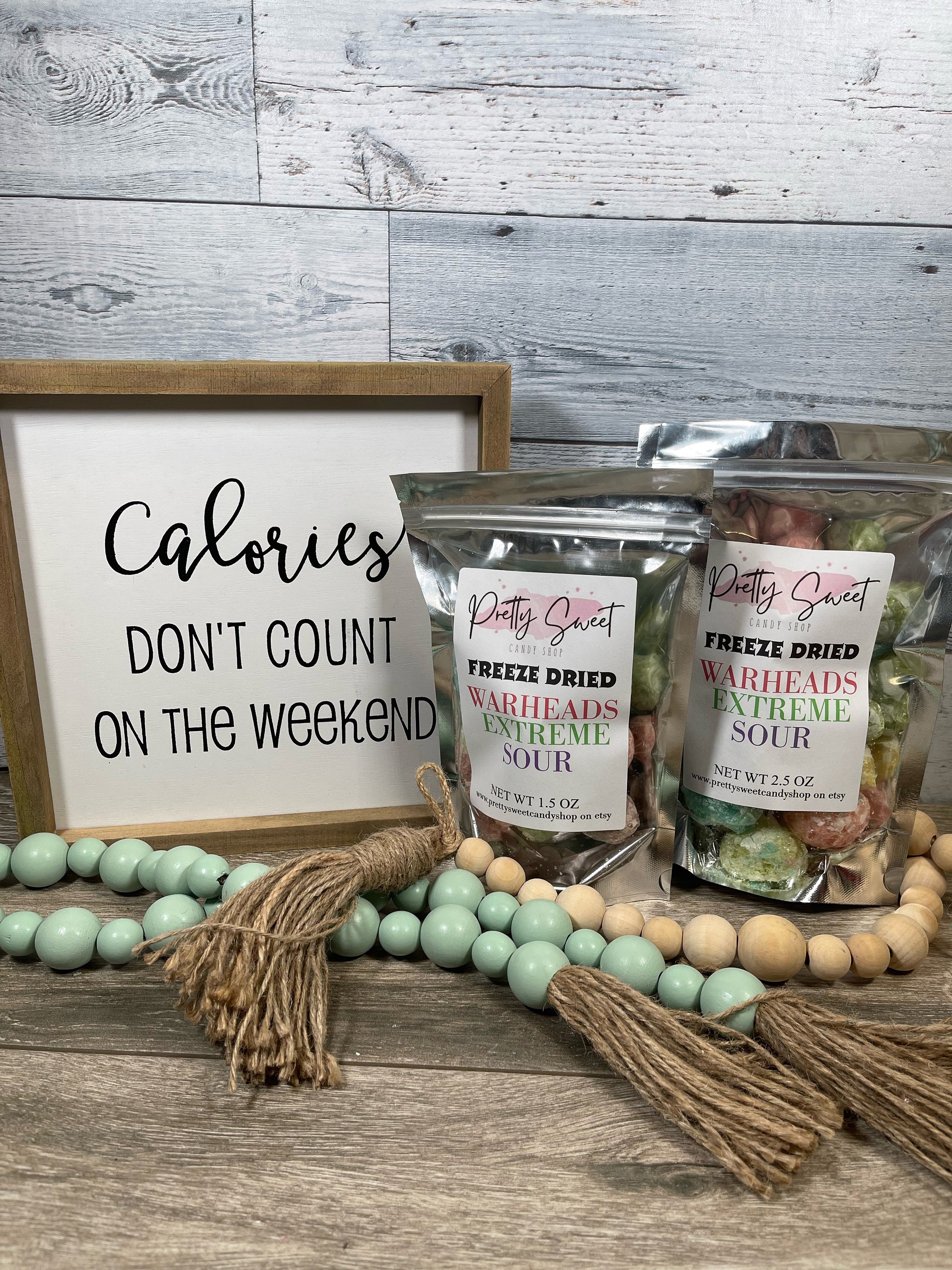 Freeze Dried Warheads Sour Extreme Etsy