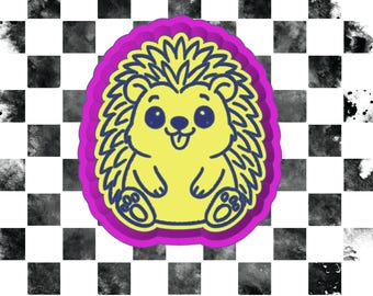 Igel Auto Freshie Mould, süßes Tier Silikonform, Waldland Freshie Mould, Aroma Bead Mould, Igel Mould, Freshie Versorgung