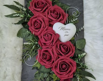 Arreglo de tumba, decoración de tumba, adorno de tumba, decoración de tumba, luto, día de los caídos