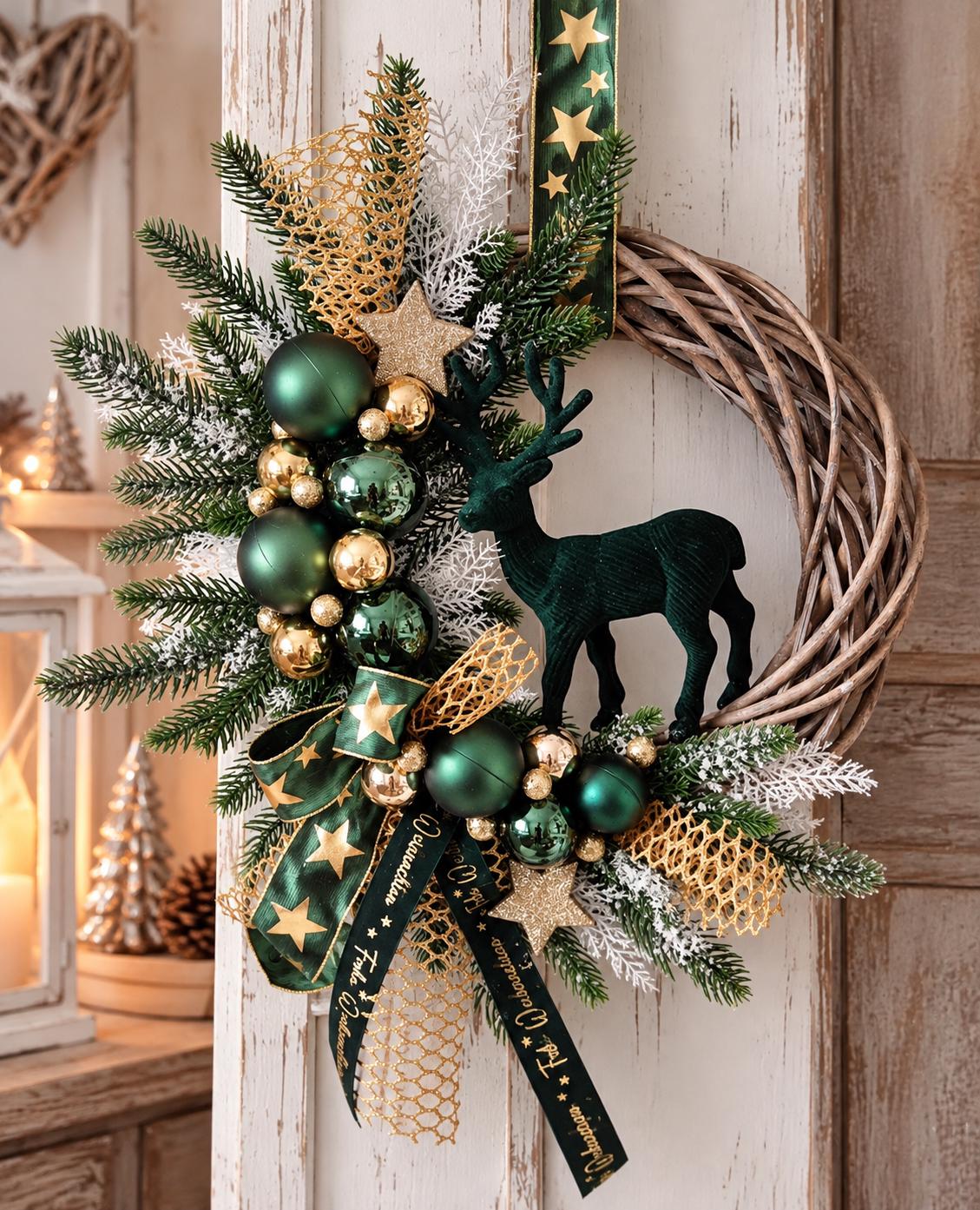 Weihnachtsdeko draußen