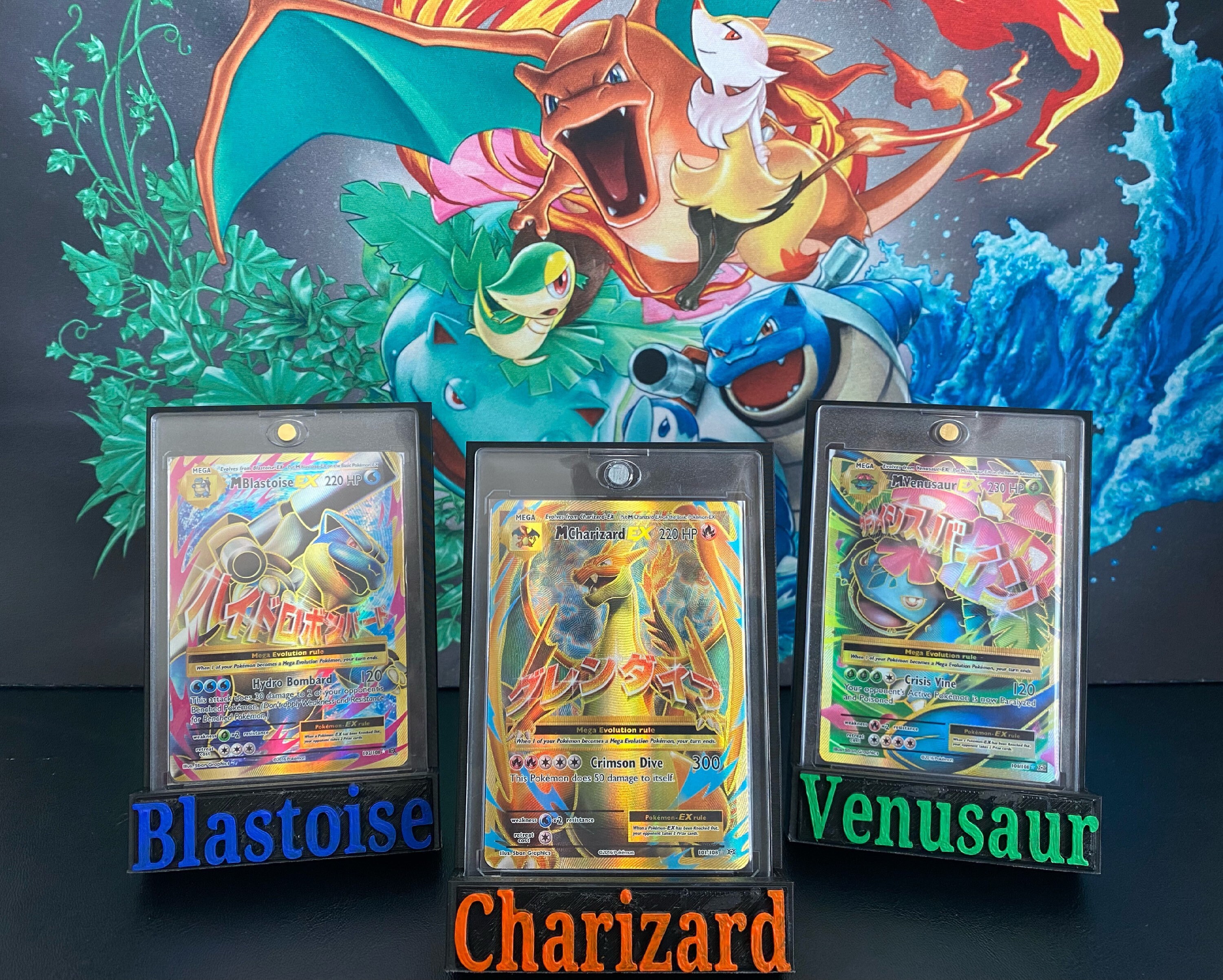 Pokémon Card Display Stand for One Touch Hard Cases. Custom. Etsy