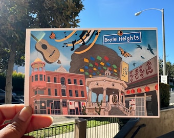 Pocztówka Boyle Heights