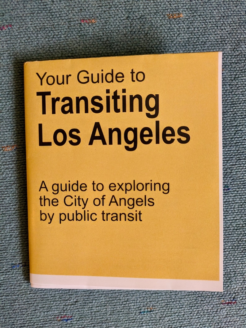 Transiting Guide to Los Angeles & Map - Etsy