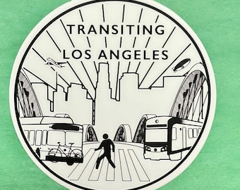 Naklejka z logo Tranzyt LA