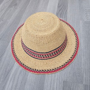 Bolga Straw Hat \ Kids Sun Hat \ Straw Hat \ Bolga Hat\ Handwoven hat \ Summer Hat \ Children Beach Hat \ Wall décor