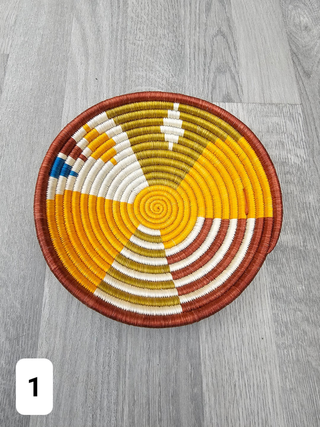 Rwanda Basket / African Basket / African Wall Baskets / Straw Etsy