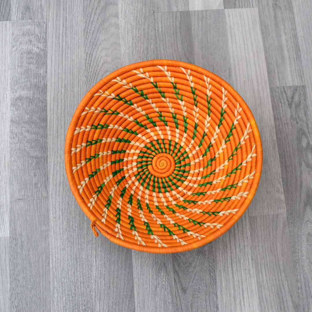 Ugandan Basket /african Basket /wall Art Basket / Straw Basket