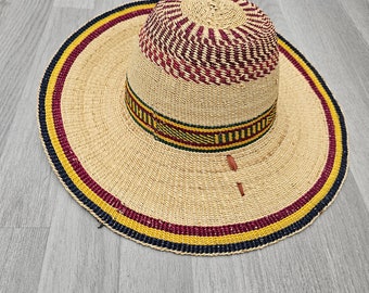 Sombrero de paja Bolga \ Sombrero de sol \ Sombrero de paja \ Sombrero Bolga \ Sombrero tejido a mano \ Sombrero de verano \ Sombrero de playa \ Decoración de pared