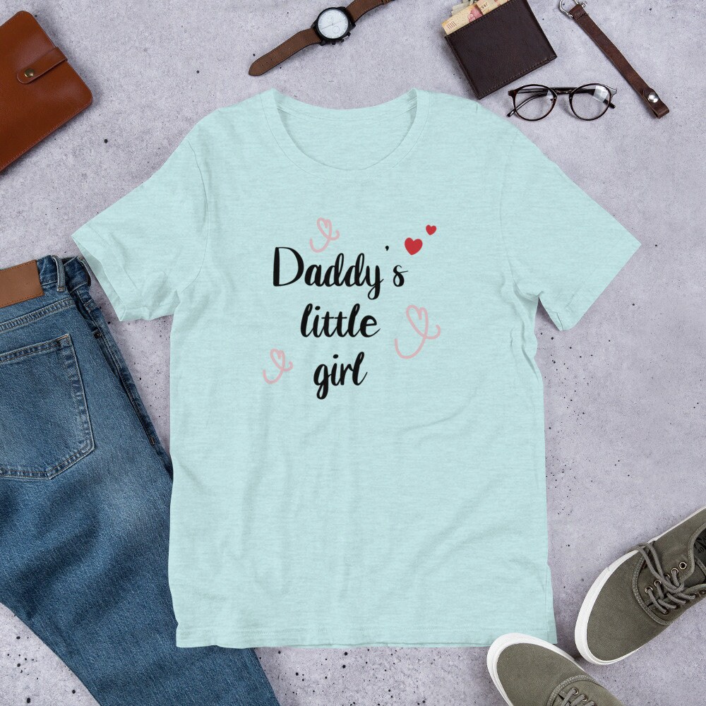 Dady's Little Girl TShirt ShortSleeve TShirt For Girls Etsy