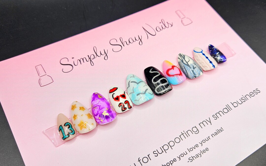 TS the Eras Tour Albums Press on Nails - Etsy