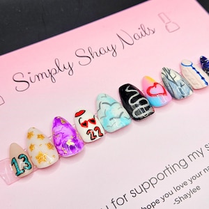 TS the Eras Tour Albums Press on Nails - Etsy