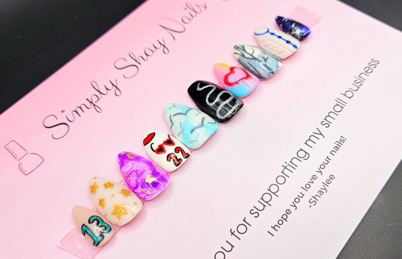 TS the Eras Tour Albums Press on Nails - Etsy