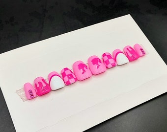 Barbie Inspired - Press On Nails