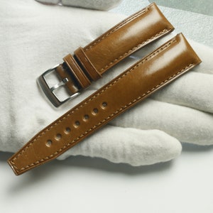 Tuscany tan brown leather watch strap 24mm ,22mm,21mm,20mm,19mm,18mm,16mm-TUSCANY-TAN-FE-S-M-V-