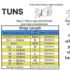 Handgefertigtes Uhrenarmband Togo Black, Custom Size - TG1 Bild 9