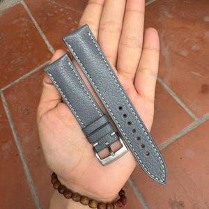Alran gray watch strap 24mm ,22mm,21mm,20mm,19mm,18mm,16mm-ALRAN-GRAY-F-S-M-N-
