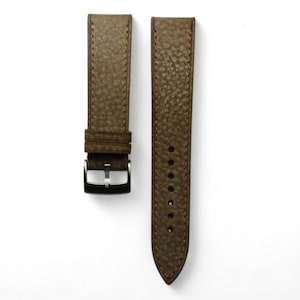 Alaska  leather Brown watch strap ,slim , 24mm 22mm 21mm 20mm 19mm 18mm 17mm 16mm 15mm 14mm 12mm 10mm 8mm-ALASKA-BROWN-0-K-M-N-